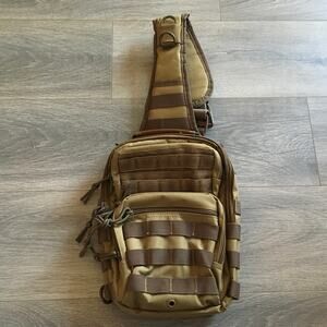 3V Gear Posse EDC Sling Pack 7 L Coyote Tan Tactical Survival Bag Hiking MOLLE